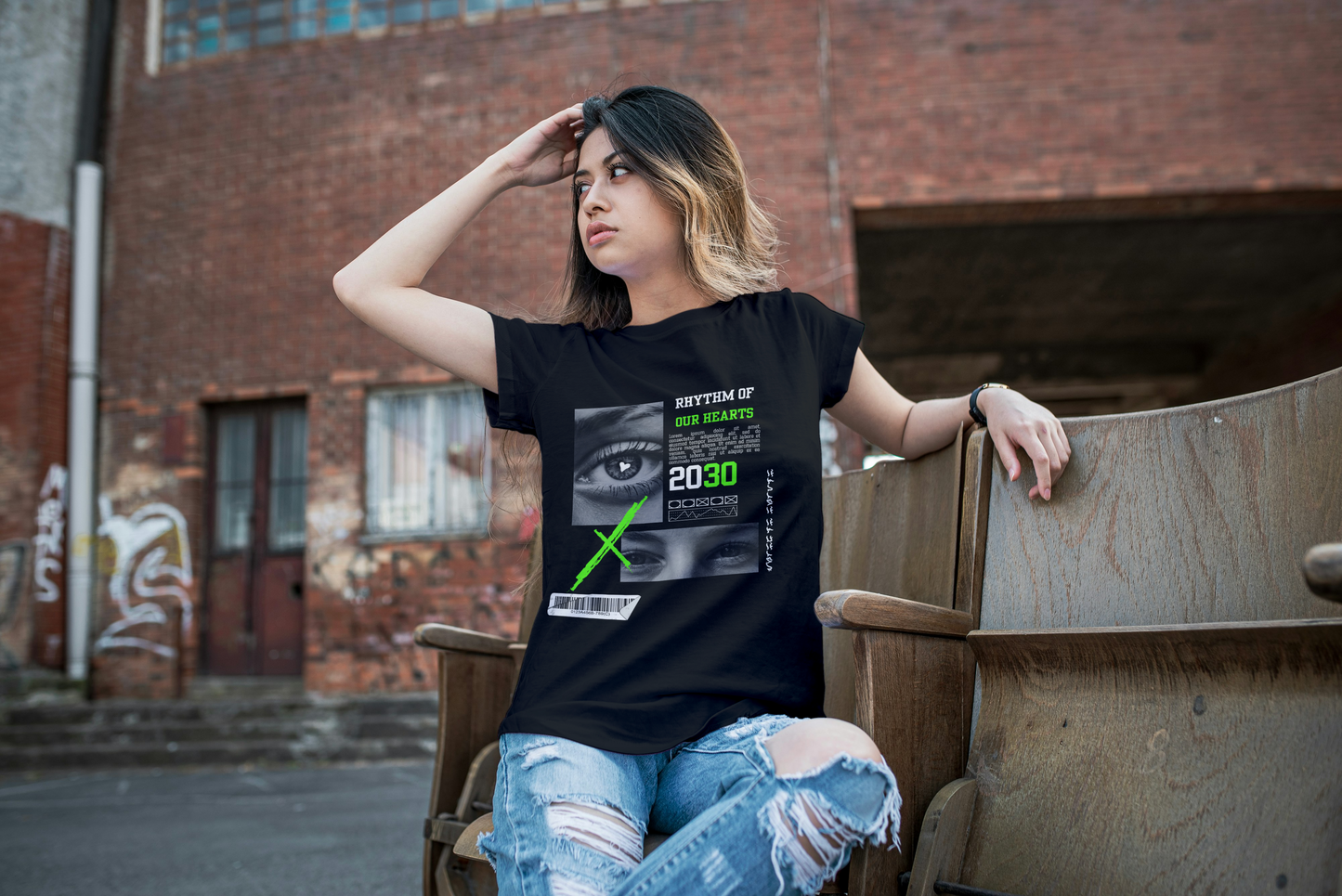 "FAMOUS Dual-Side Graphic Tee – Women's Premium Edition by ASTER STORE"