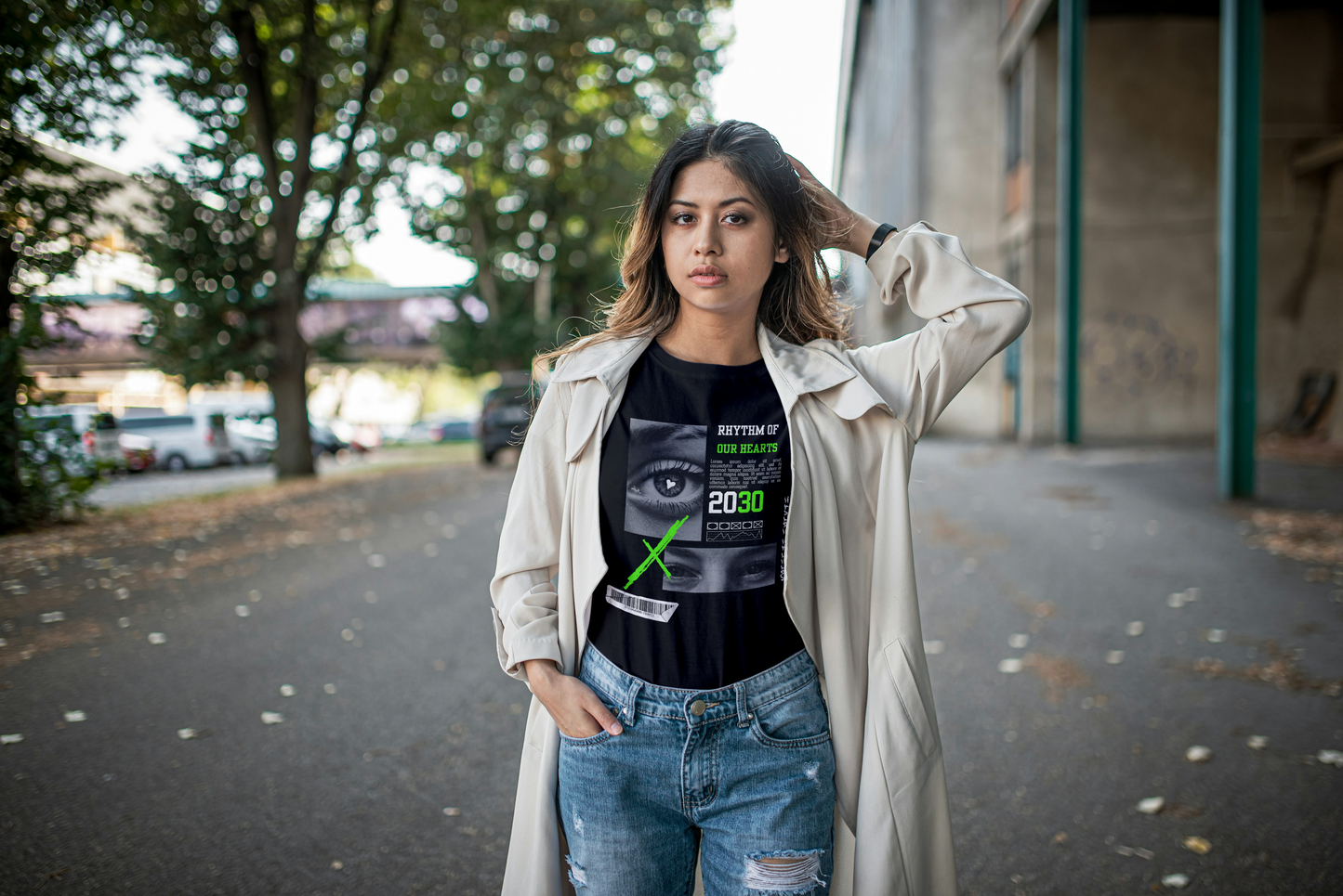 "FAMOUS Dual-Side Graphic Tee – Women's Premium Edition by ASTER STORE"