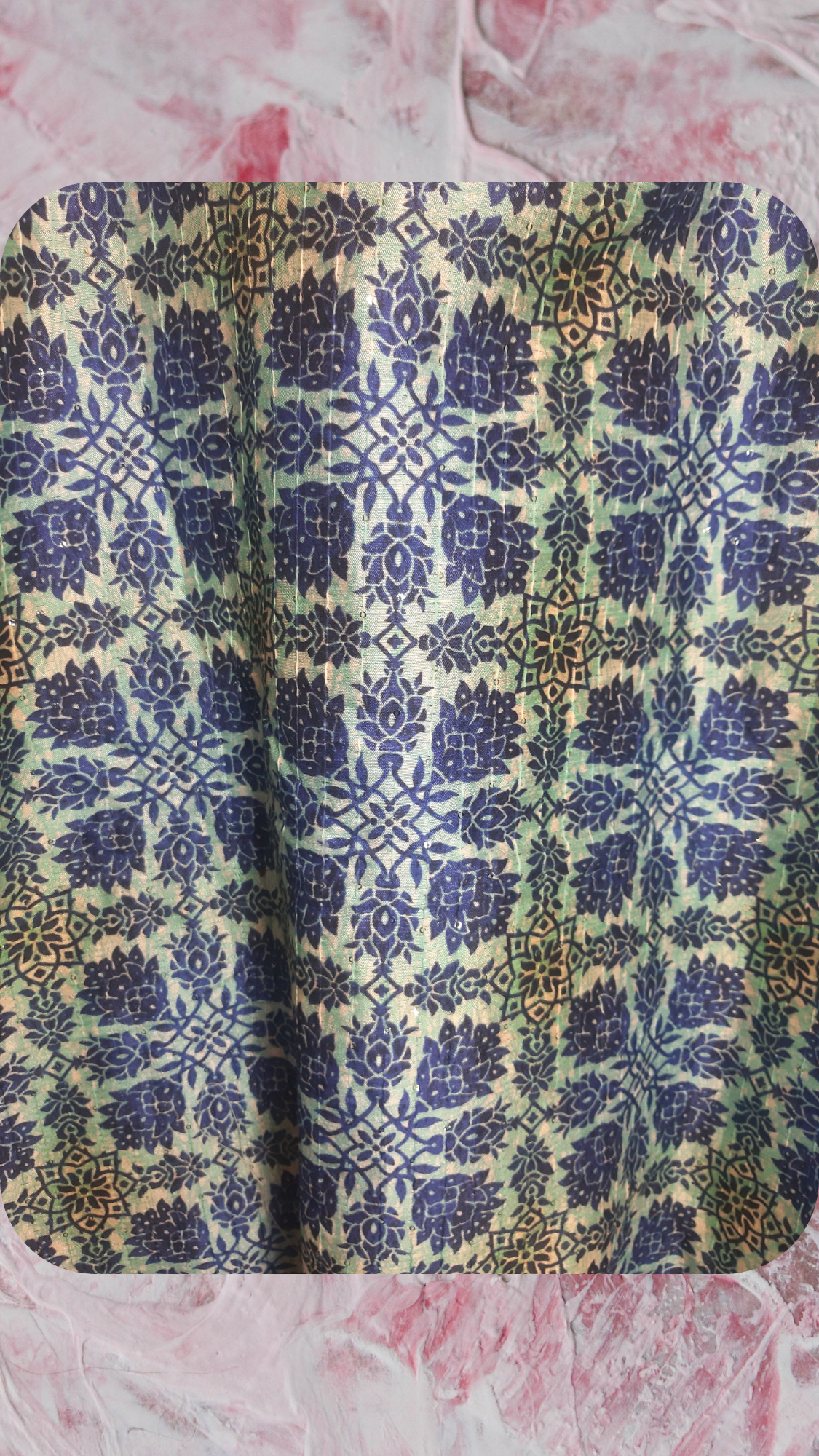 π Skyline Muse β Light Blue Printed Denim Jacket