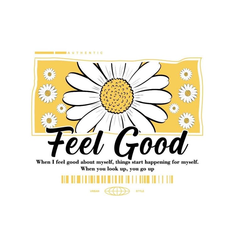 “Feel Good Daisy” Crop Tee – ASTER STORE Signature Series