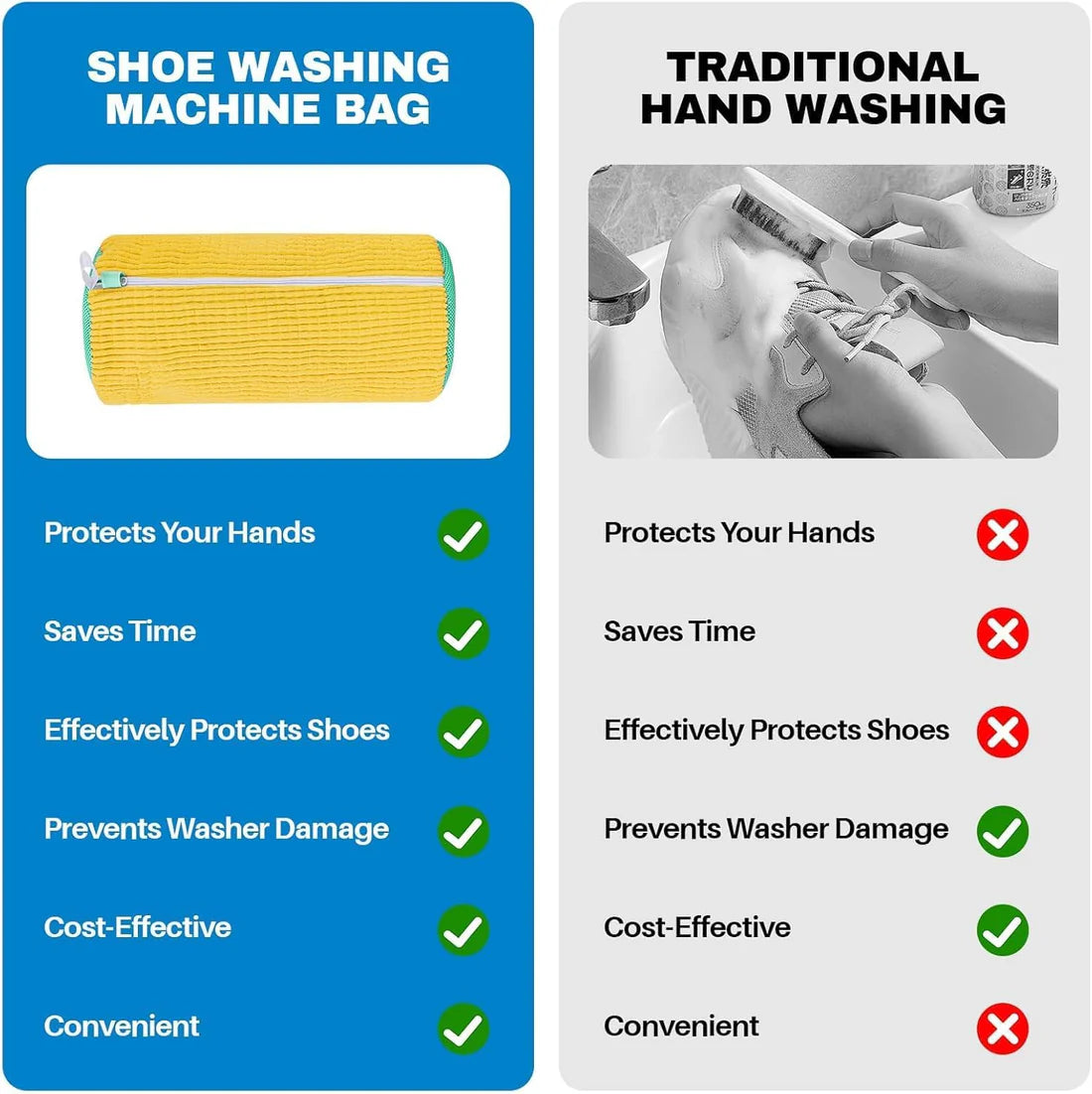 π§Ό All-in-One Shoe Washing Machine Bag β Plush, Durable & Multi-Purpose