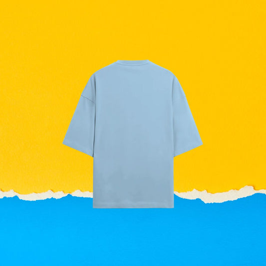 “Beyond Gravity” – Terry Oversized Unisex Graphic Tee