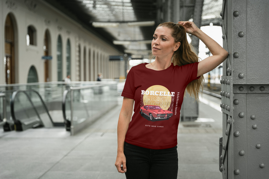 "BORCELLE Vintage Car Graphic Loose-Fit T-Shirt – ASTER STORE Exclusive"