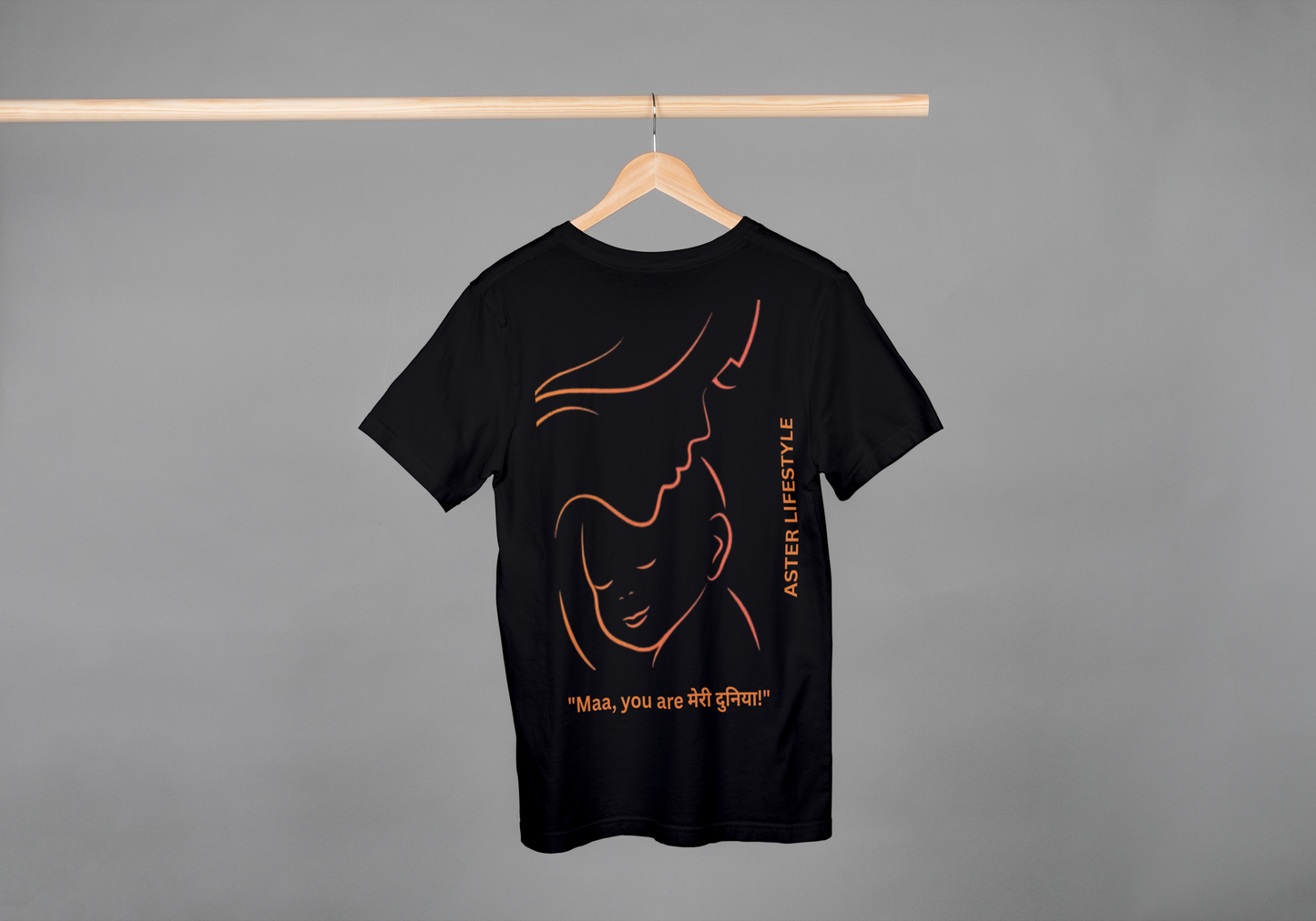 "Maa, You Are Meri Duniya" | Oversized Unisex T-shirt – ASTER Lifestyle