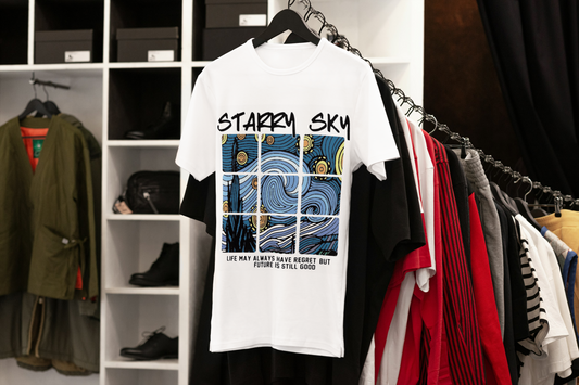 🪐 Starry Sky Oversized Unisex T-Shirt | ASTER STORE