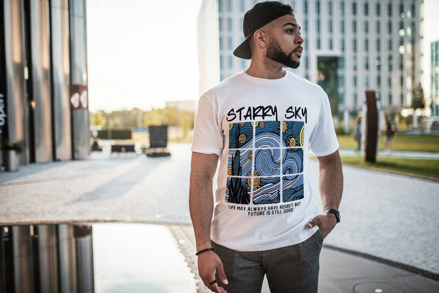 πͺ Starry Sky Oversized Unisex T-Shirt | ASTER STORE