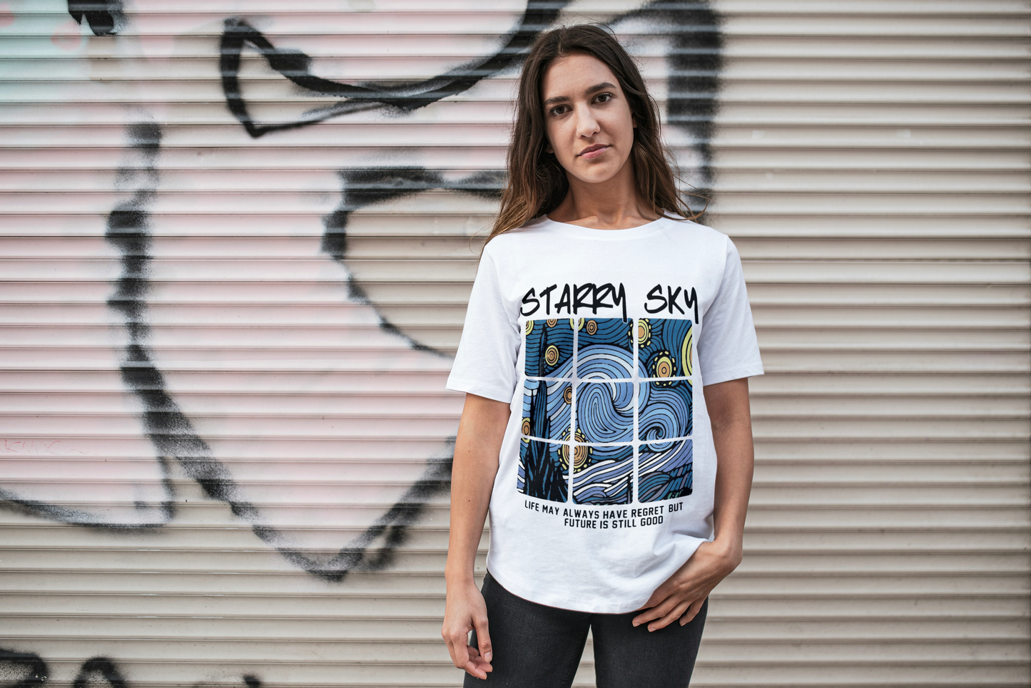 πͺ Starry Sky Oversized Unisex T-Shirt | ASTER STORE