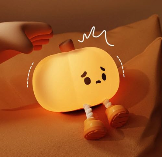 Pumpkin Night Light, Cute LED Lamp for Womans and Kids