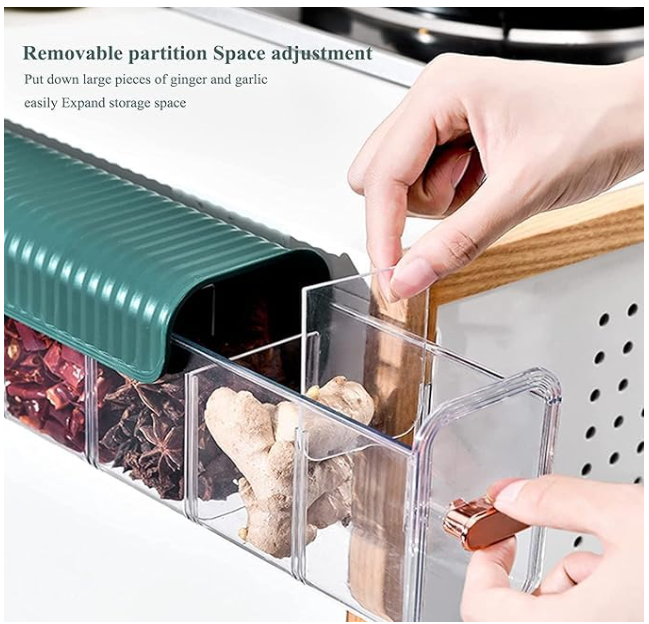 Wall Mount 6 Cell Drawer Storage Boxes and Acrylic Organizers