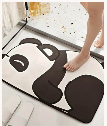 Super Absorbent Panda Bath Mat