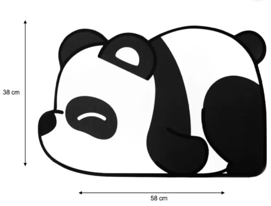 Super Absorbent Panda Bath Mat