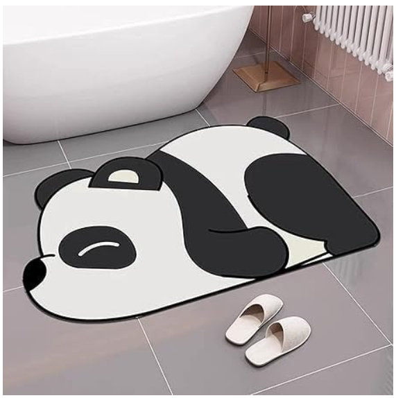 Super Absorbent Panda Bath Mat