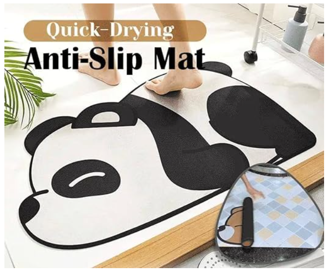 Super Absorbent Panda Bath Mat