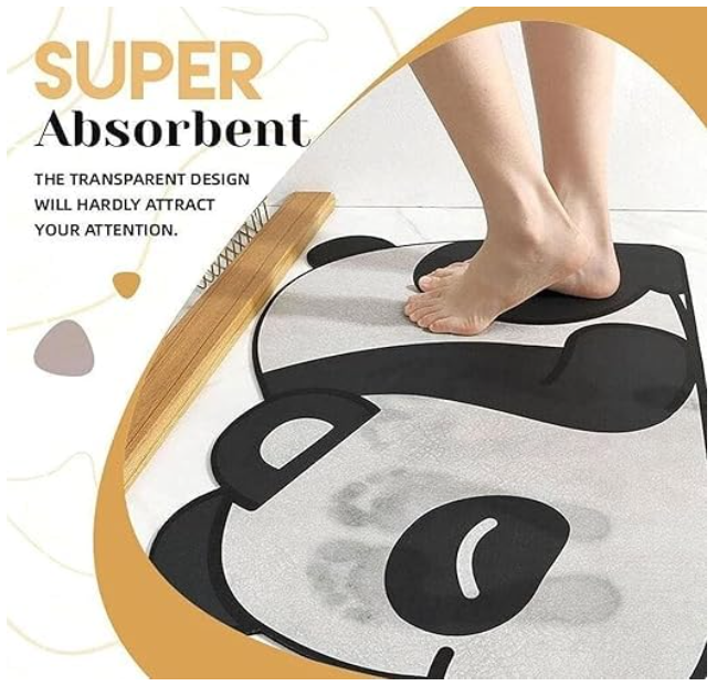 Super Absorbent Panda Bath Mat
