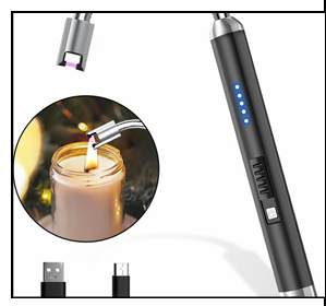 Electric Lighter Rechargeable Lighter with Hanging Loop