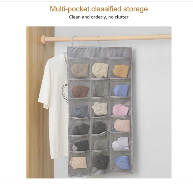 Double Sided Closet Hanging  Organizer