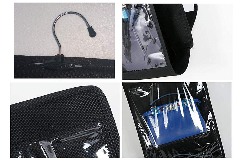 6 Pocket Large Foldable Hanging Purse Handbag