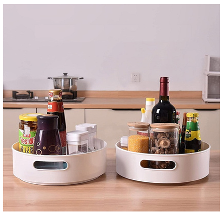 360ยฐ Rotating Kitchen Organizer Tray