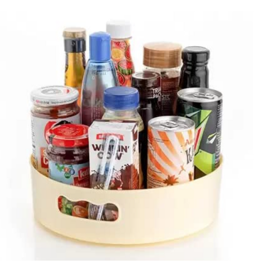 360ยฐ Rotating Kitchen Organizer Tray