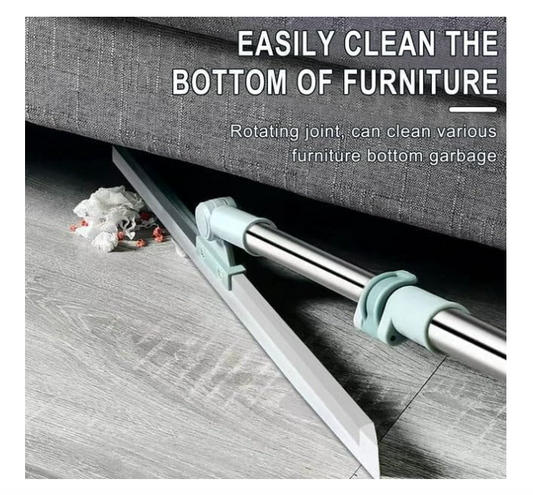 Soft Rubber Blade Floor and Window Glass Cleaning Wiper with Telescopic Handle