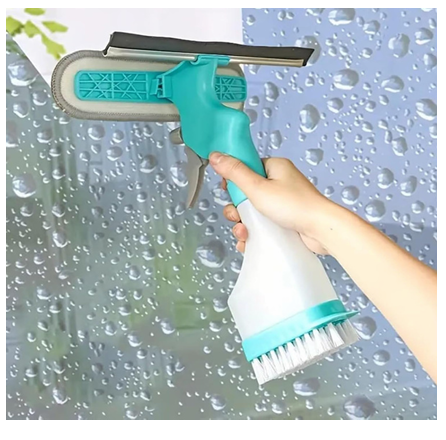 Multifunctional Double-Sided Window Cleaning Tool Glass Cleaning Scraper