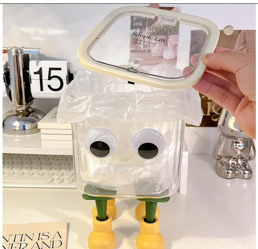 Cute Transparent Storage Container With Lid