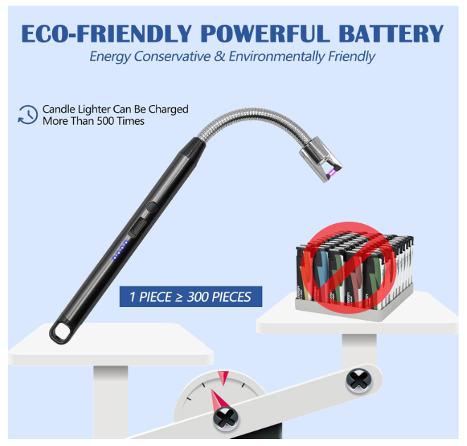 Electric Lighter Rechargeable Lighter with Hanging Loop