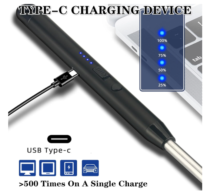 Electric Lighter Rechargeable Lighter with Hanging Loop