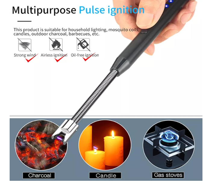 Electric Lighter Rechargeable Lighter with Hanging Loop