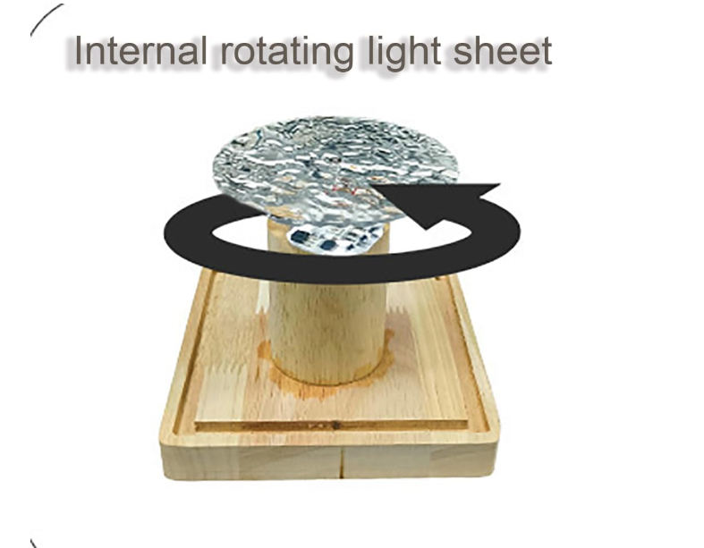 Dynamic Rotating Water  Ripple Night Light