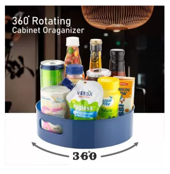 360° Rotating Kitchen Organizer Tray