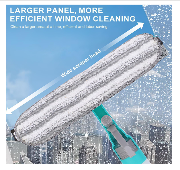 Multifunctional Double-Sided Window Cleaning Tool Glass Cleaning Scraper