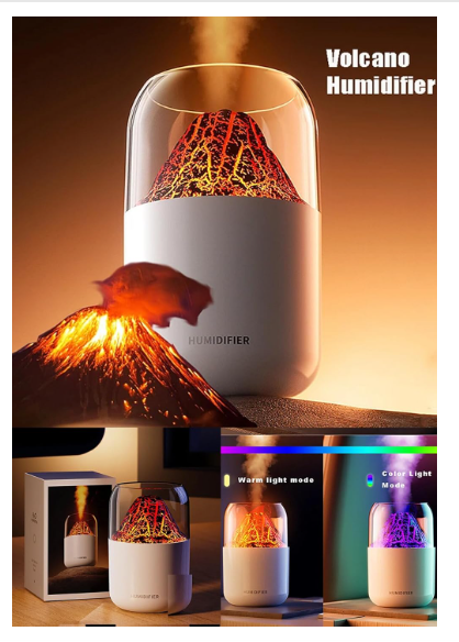 Essential Oil Diffuser & Volcano Humidifier