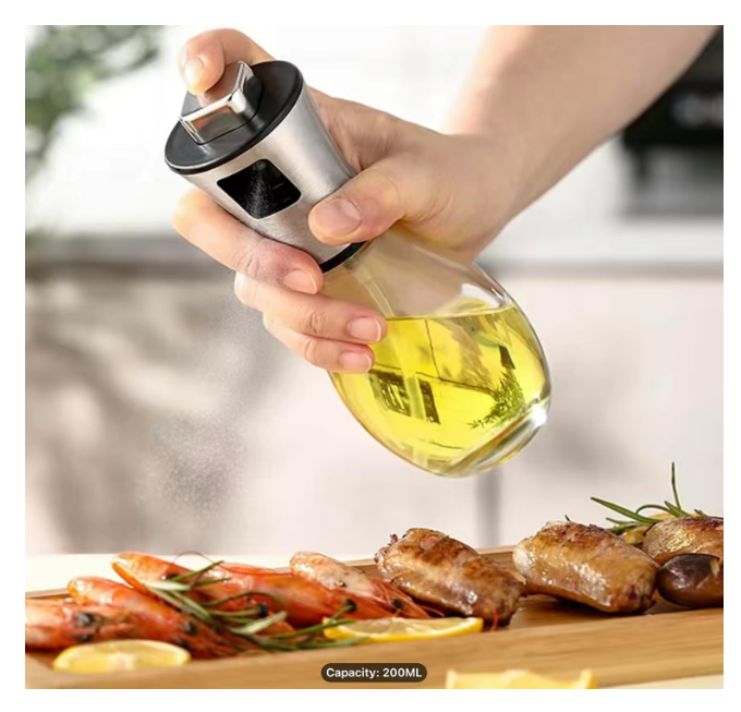 Mister Sprayer, 200 ml Glass Bottle with Stainless Steel Funnel