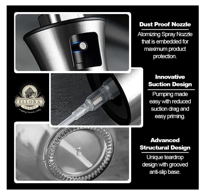 Mister Sprayer, 200 ml Glass Bottle with Stainless Steel Funnel