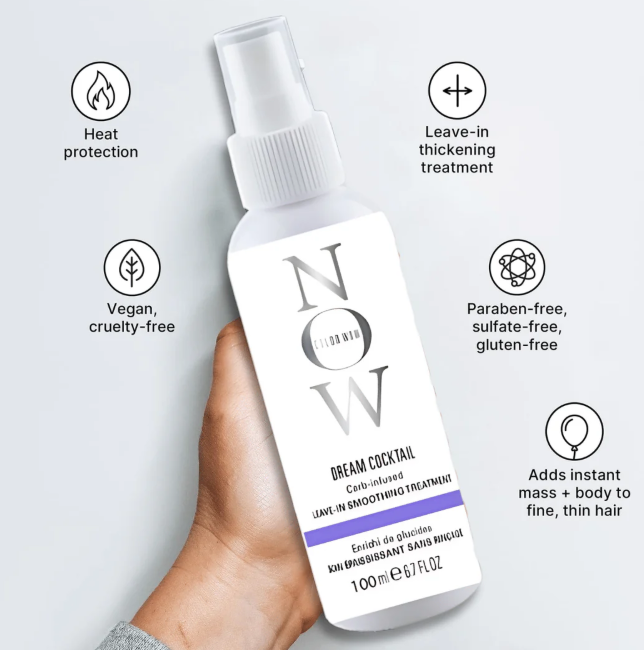 NOW Dream Cocktail Carb Infused Leave-in Treatment Volumizer Hair (Pack of 2)