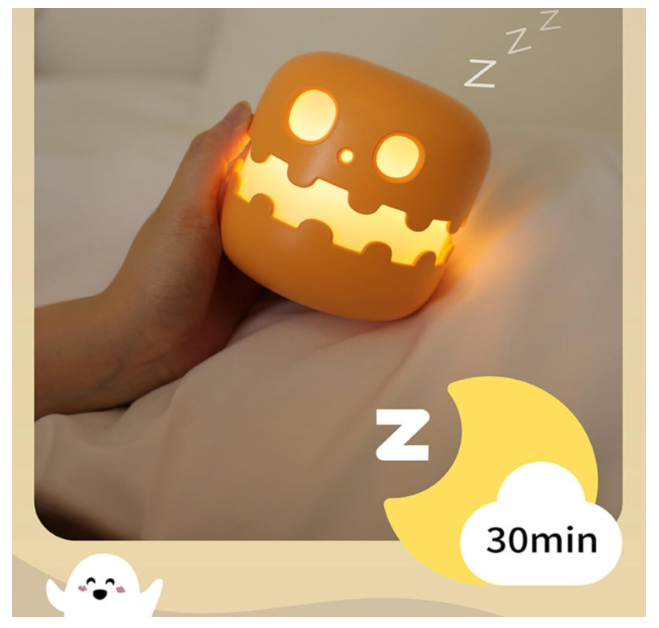 Halloween Pumpkin Night Lights with Smiling Face
