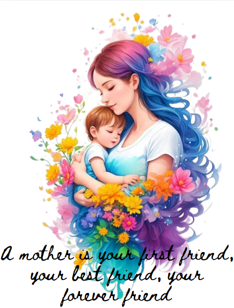 FIRST FRIEND | Artistic Oversized Mother's Day Tee – ASTER Exclusive