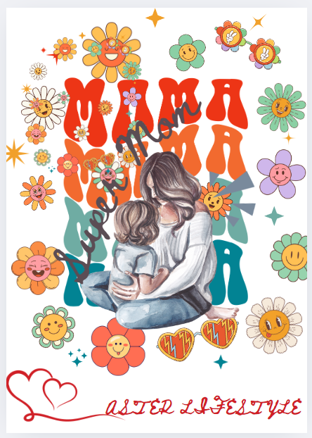 MAMA VIBES | Oversized Mother’s Day Special Tee by ASTER STORE