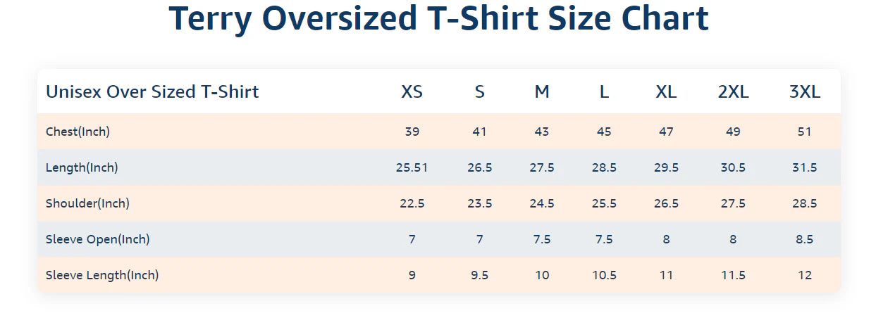 “Beyond Gravity” – Oversized terry Unisex Graphic Tee