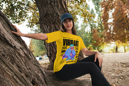 VIBRANT Cyberpunk Graphic Unisex T-Shirtย byย ASTER