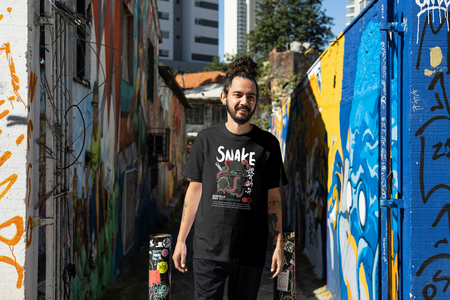 Snake Warrior - Transformation Series Tee Oversized T-shirt