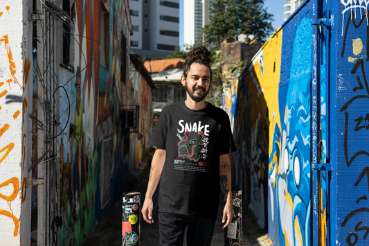 Snake Warrior - Transformation Series Tee Oversized T-shirt