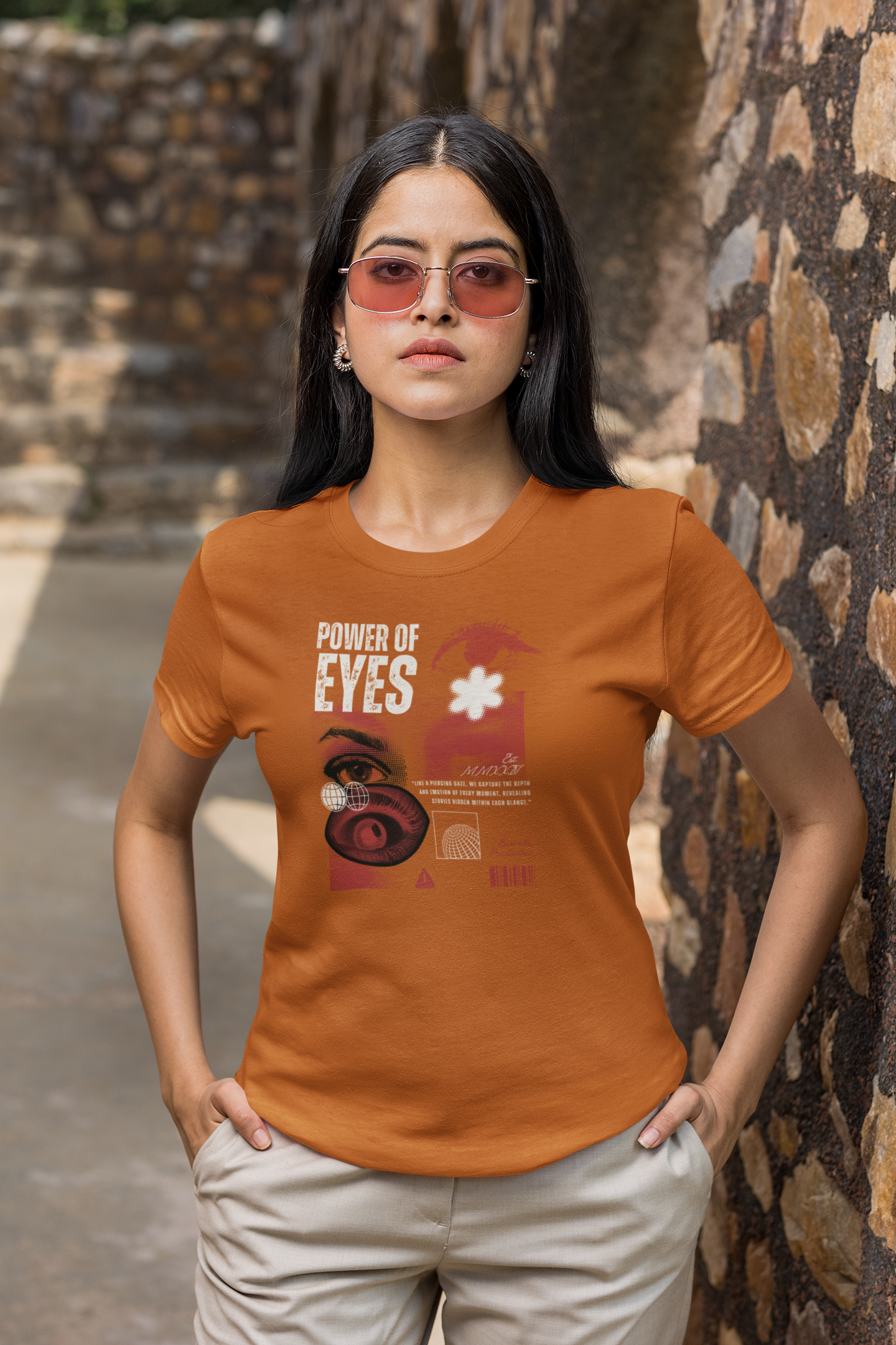 "Power of Eyes" Graphic Tee – ASTER STORE Signature Series