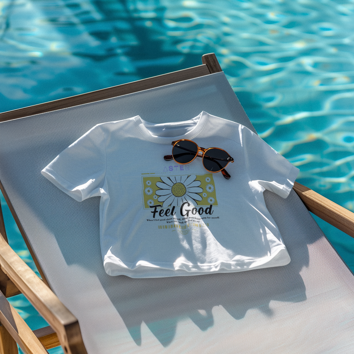 “Feel Good Daisy” Crop Tee – ASTER STORE Signature Series