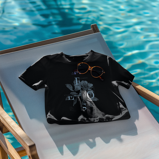 โRose Reverieโ Luxe Graphic Crop Top โ ASTER STORE