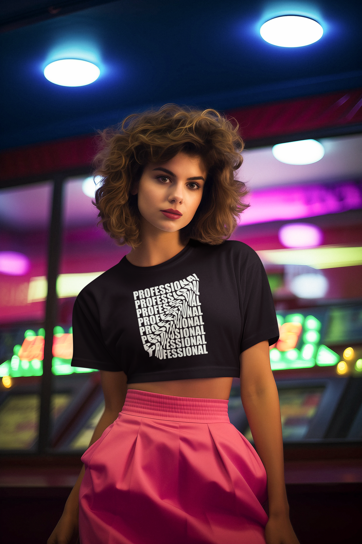 "Professional Vibes" Graphic Crop Top – ASTER STORE Exclusive