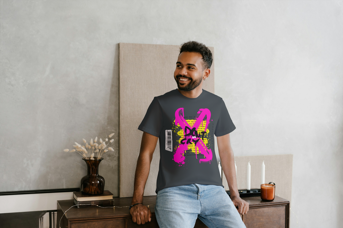 "Don’t Grow Up" Regular Fit Graphic T-Shirt Unisex by ASTER STORE – Bold Streetwear Edition