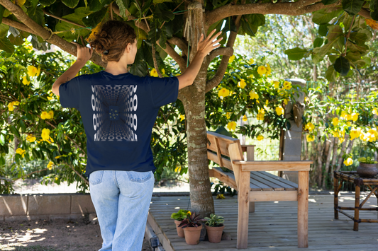 "TOO GOOD TO BE TRUE" Oversized Graphic Tee – Navy Edition by ASTER STORE