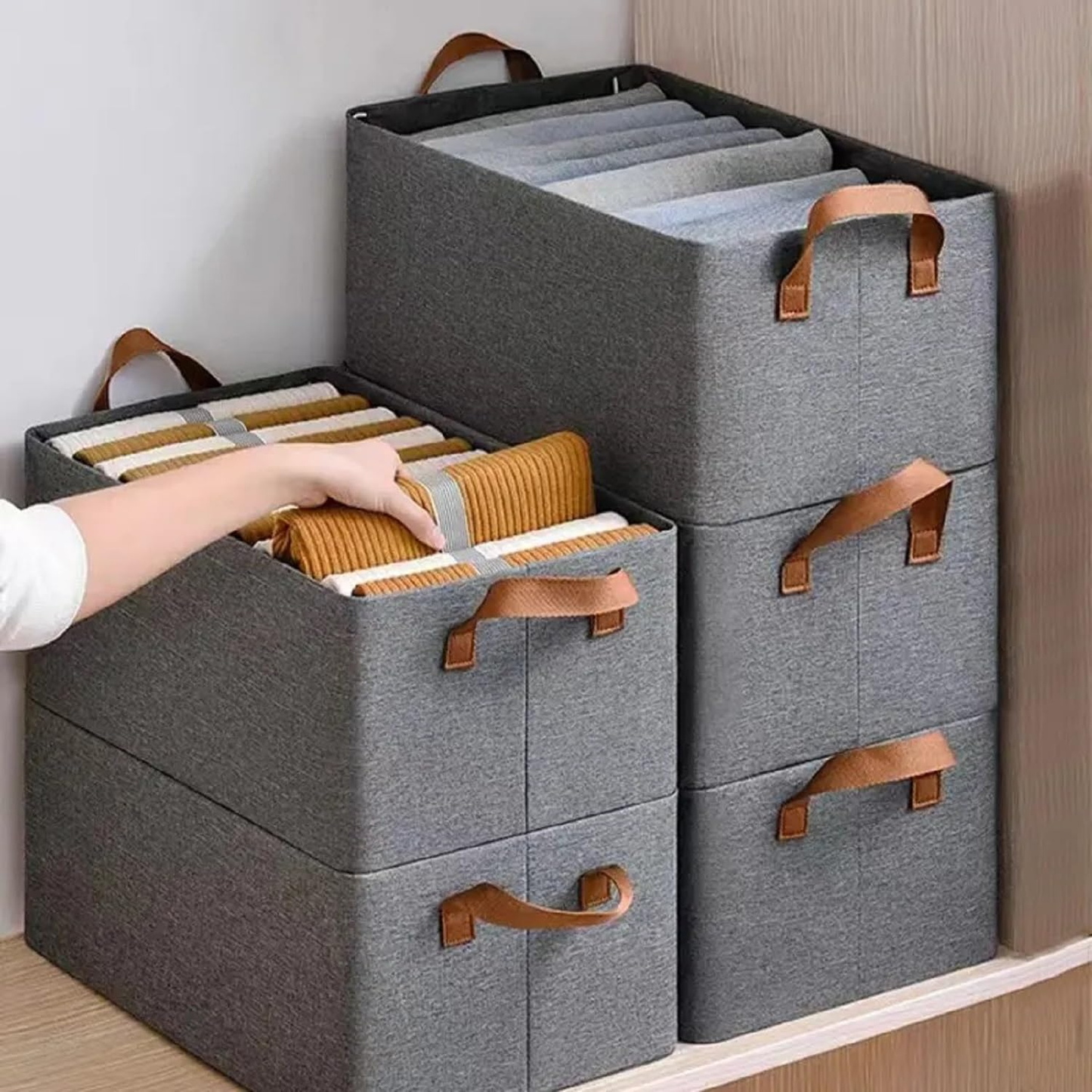 Shelf Organizer with Metal Frame (Pack of 1)